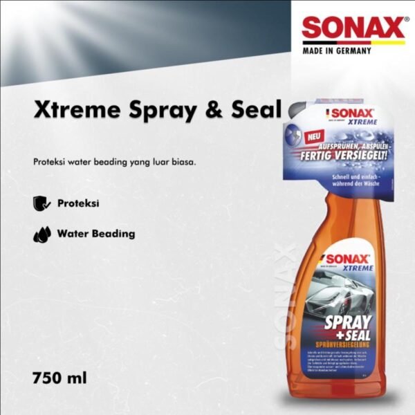 Sonax Xtreme Spray and Seal 750ml Wet Spray Coating