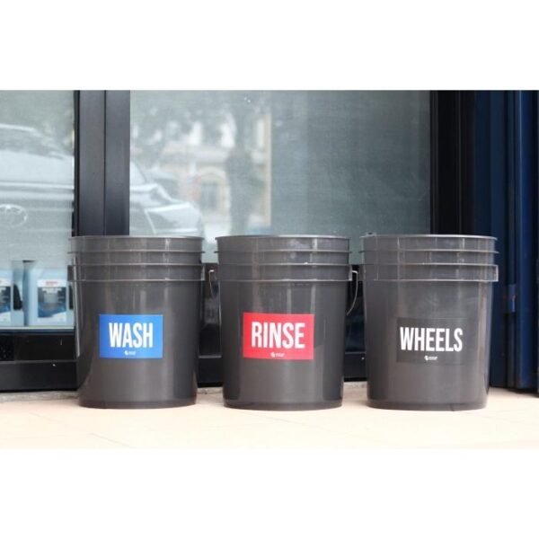 Wash Bucket 20L Transparent Abu Ember Detailing Cuci Mobil