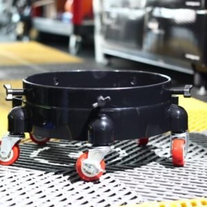 5 Wheel Bucket Dolly with Locking Caster