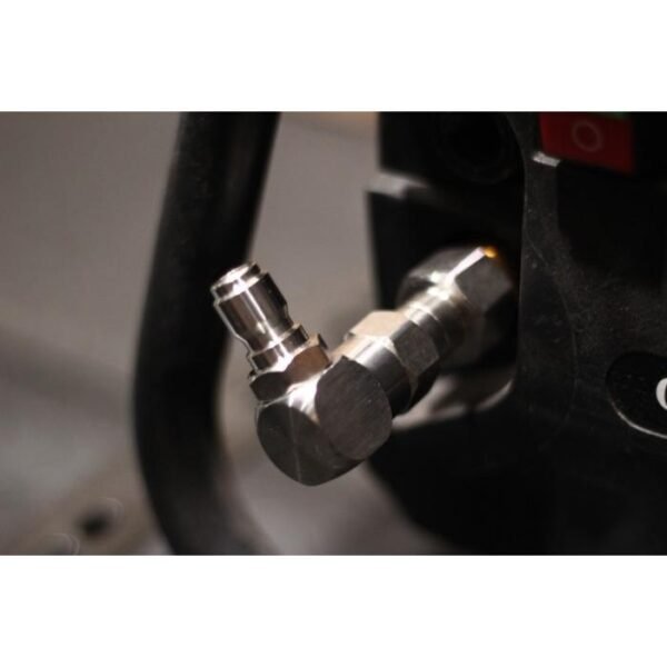 Adaptor L  Elbow Swivel Outlet 360 Pressure Washer M22 Female to Quick Connect Male 3/8