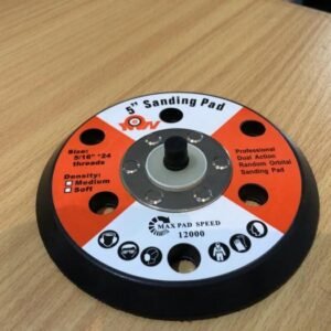 Backing Plate Dual Action Polisher 5/16 24 thread Sanding Pad 5”