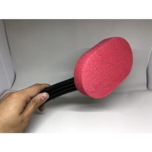 Tire Wax Applicator Sponge with Handle Aplikator Dinding Ban