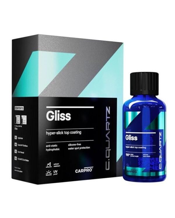 Carpro CQUARTZ Gliss 50ml Top Coat