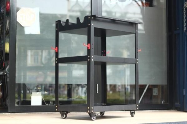 Premium Detailing Trolley Powder Coated Black