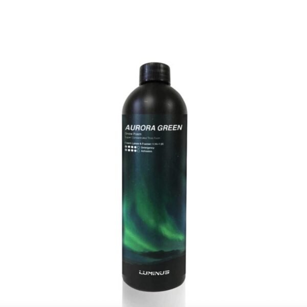 Luminus Korea Aurora Green Car Wash Snow Foam Pre Wash Shampoo 500ml Concentrate
