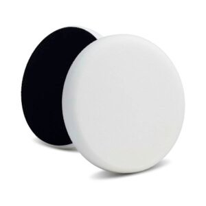 Lake Country Flat Cutback DA Foam Pad 5,5" White Heavy Polish Cutting
