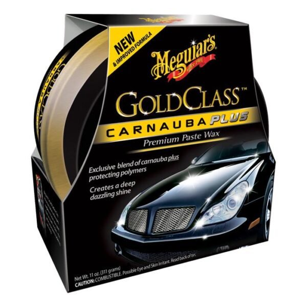 Meguiar's Gold Class Carnauba Plus Premium Paste Wax, G7014J 11 oz