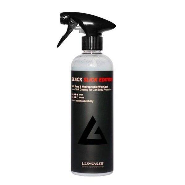 Luminus Korea Black Slick Edition 500ml Sillica Hydrophobic Wet Coat Spray Sealant Pengkilap Pelicin