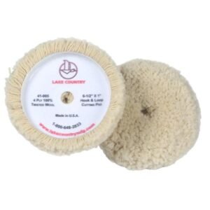 Lake Country 4 Ply 100% Twisted Wool Cutting Pad 6,5"