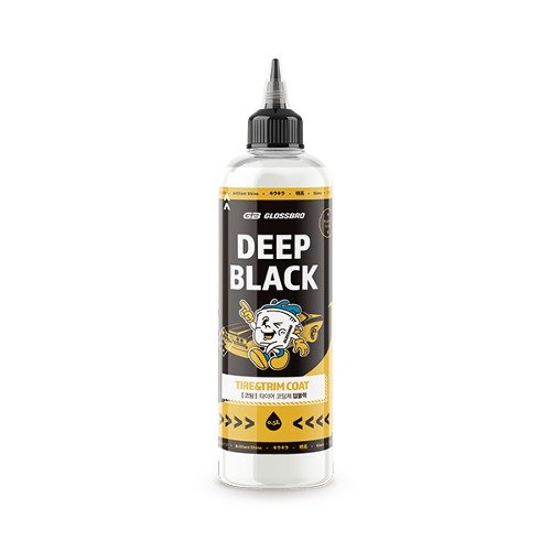 GLOSSBRO Deep Black 500ml Water-Based Tire & Vinyl Trim Dressing 500ml
