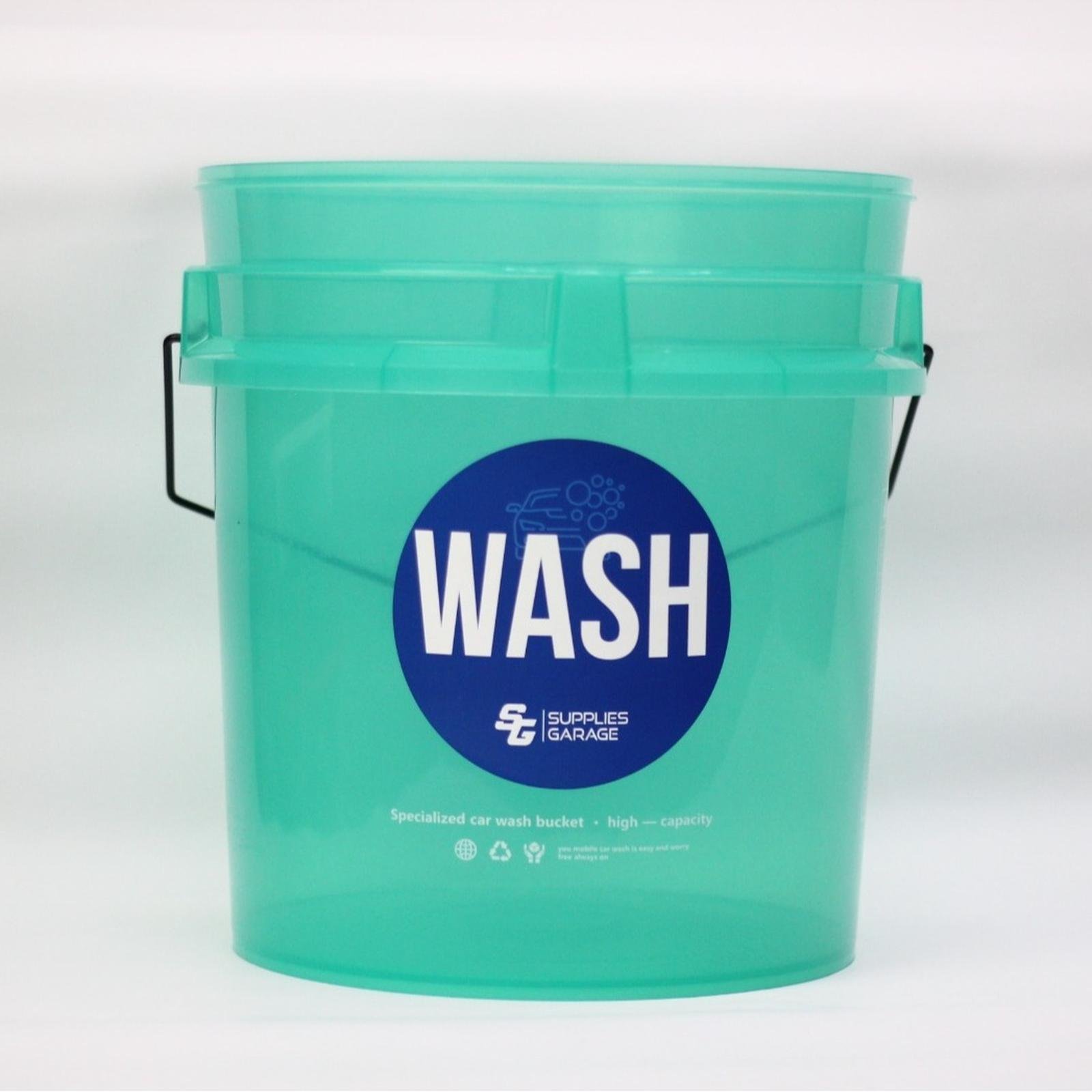 SG Premium Wash Bucket 16L Transparan Ember Cuci Mobil Wash Bucket Transparan Pendek High Quality Ergonomic Handle