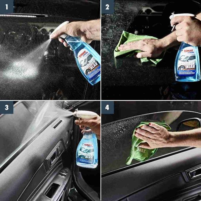 Sonax Xtreme Glass Clear 500 ml Glass Cleaner Pembersih Kaca Mobil Interior Eksterior - Image 4