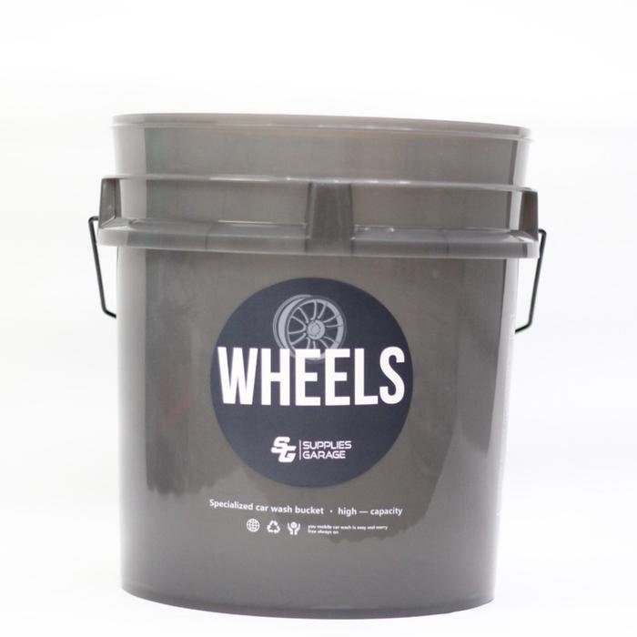 SG Premium Wash Bucket 16L Transparan Ember Cuci Mobil Wash Bucket Transparan Pendek High Quality Ergonomic Handle - Image 4