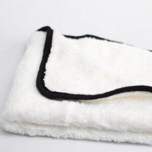 Thick Plush Microfiber Towel 40 x 40 cm White Super Soft Kain Lap Super Halus Putih 40 x 40 cm Tebal