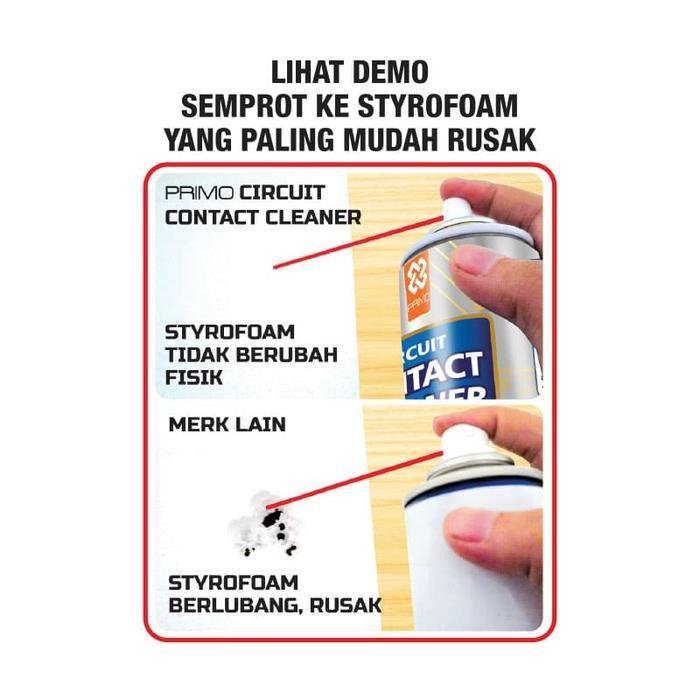 PRIMO CIRCUIT CONTACT CLEANER 300ml Pembersih Kontak Listrik - Image 3