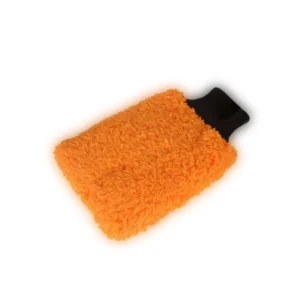 Wash Mitt Short Microfiber Grey/Orange Short High Quality Sarung Tangan Cuci Mobil Berkualitas Lap Cuci Mobil