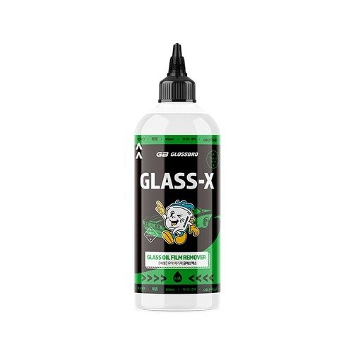 GLOSSBRO Glass X 300ml Glass Polishing Agent Glass Water Spot & Oil Film Remover