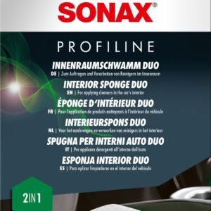 SONAX Interior Sponge DUO Sponge 2 sisi untuk proses cleaning interior kendaraan