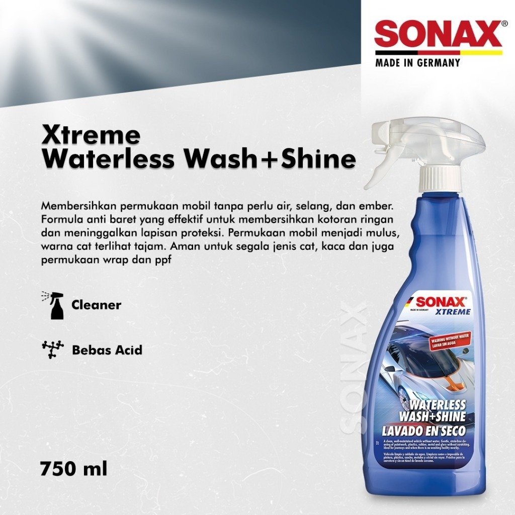 SONAX XTREME Waterless Wash+Shine 750 ml