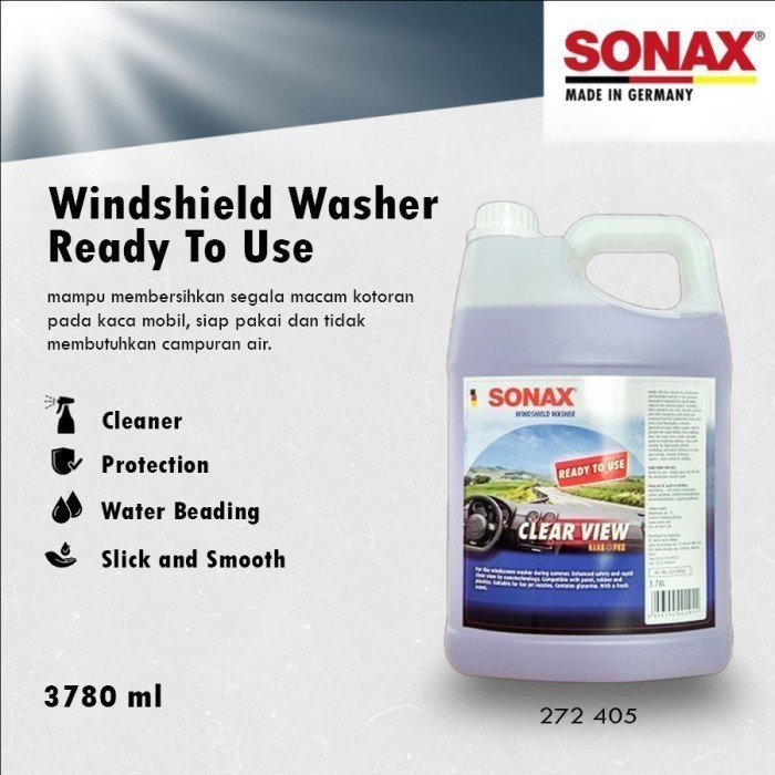 SONAX XTREME Windscreen Wash Ready-to-Use 3.78 L - Image 2